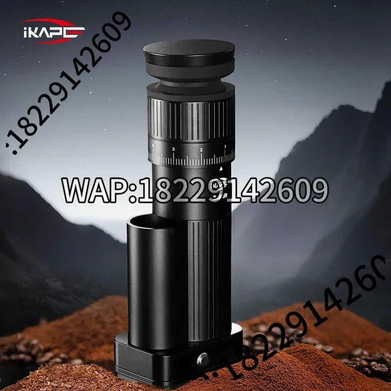 Coffee Bean Grinder Electric - IKAPE elektrische koffiemolen, met instelbare maalsteen,