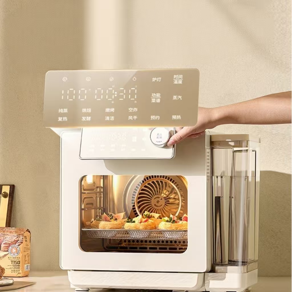 Kitchen Appliances - NWD RVS Elektrische Slimme Stoom-Airfryer Oven