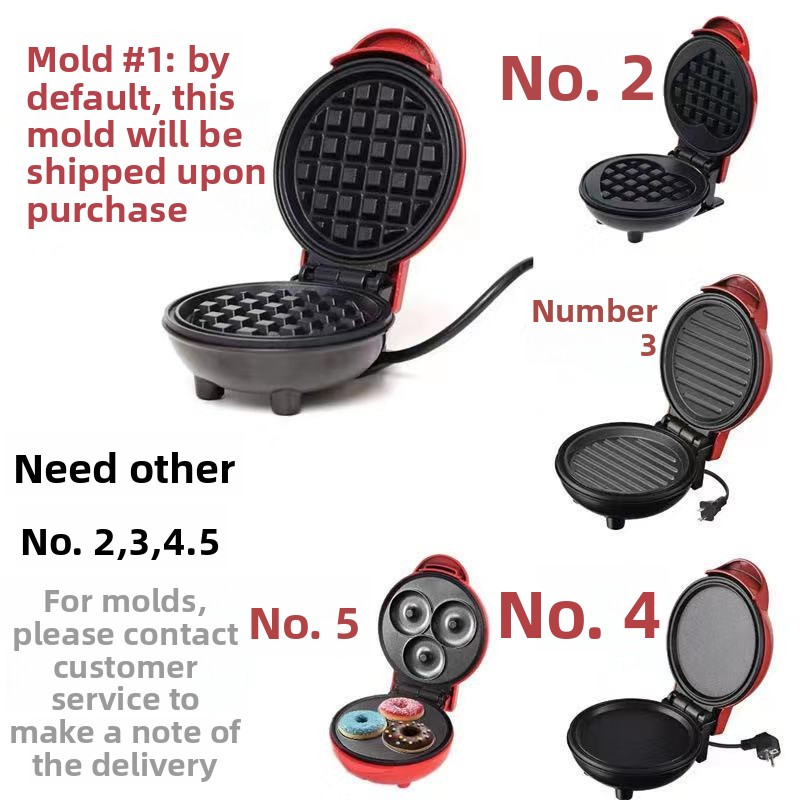 JIHUAN Mini Huishoudelijke Ont - Mini Waffle Maker Machine recensie en prijs
