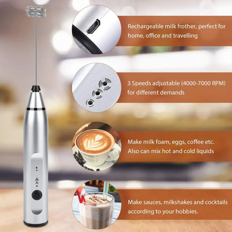 Mini elektrische handmixer voo - Portable Blender Usb Rechargeable recensie en prijs