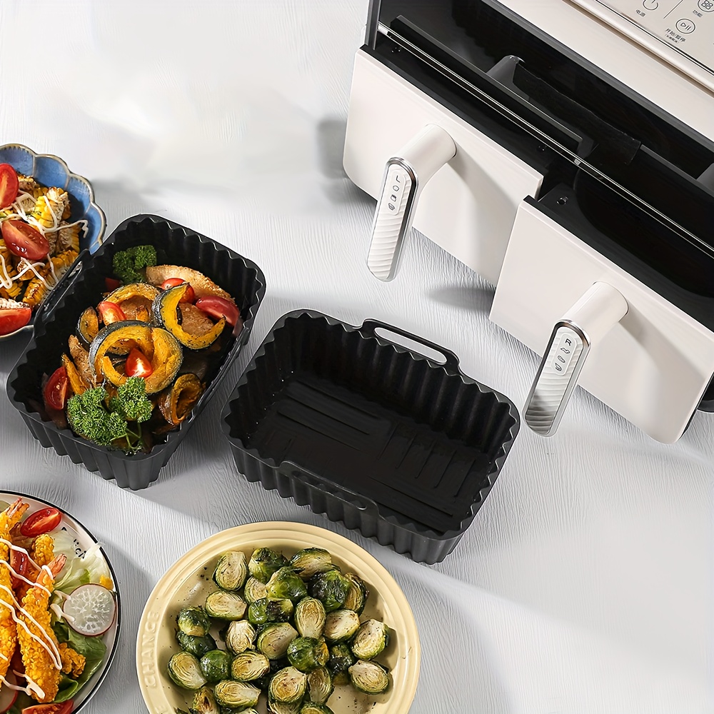 2 stuks siliconen bakvorm voor - Air Fryer Silicone Pot Liner recensie en prijs