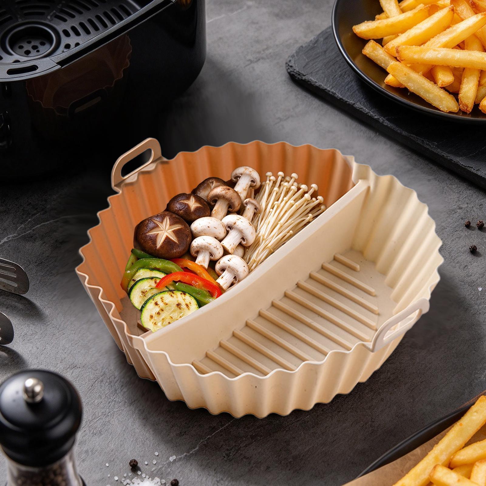 Herbruikbare siliconen bakvorm - Air Fryer Silicone Pot Liner recensie en prijs