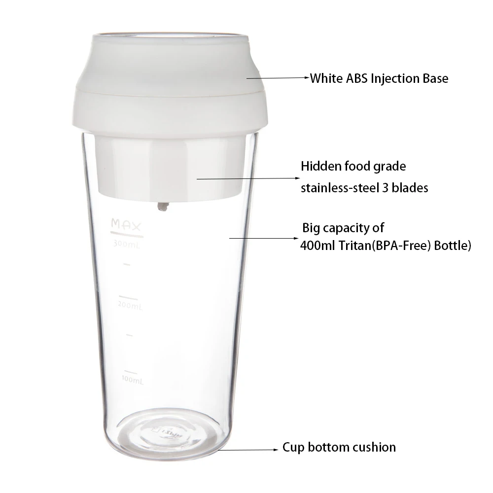 &Elektrische draadloze USB-opl - Portable Blender Usb Rechargeable recensie en prijs
