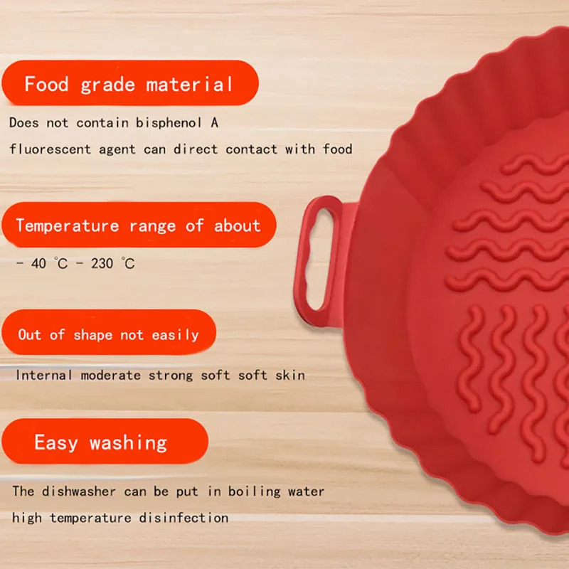 Siliconen bakvellen voor de ai - Air Fryer Silicone Pot Liner recensie en prijs